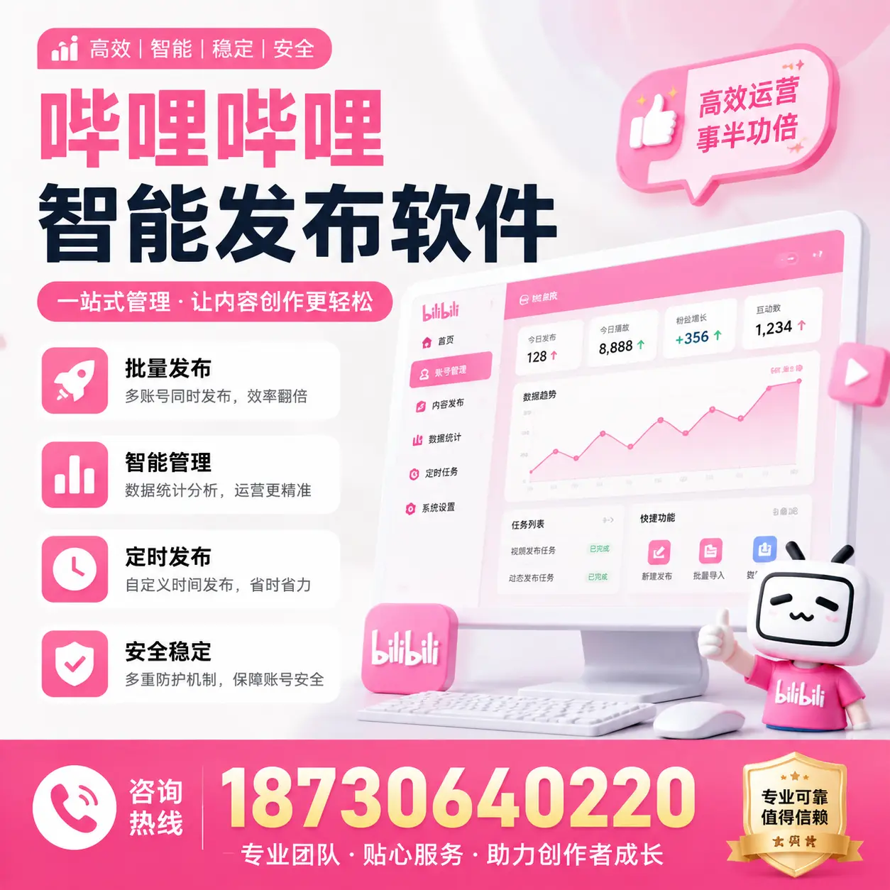 如何评估哔哩哔哩智能发布软件的ROI？淮安 企业必读